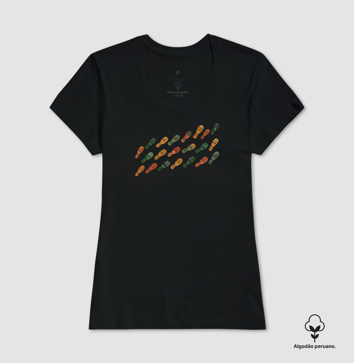 Camiseta Algodão Peruano - Passos que Ficaram