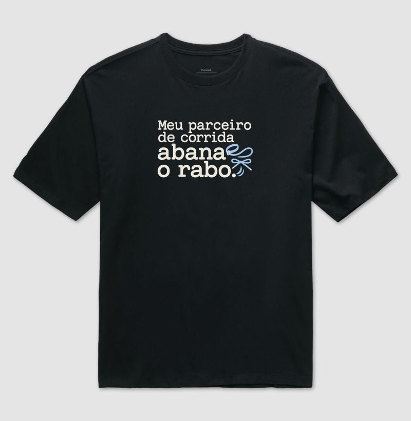 Camiseta Oversized - Companhia de Passeio, Preta