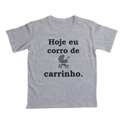 Camiseta Infantil - Volta de Carrinho, Cinza