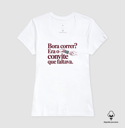 Camiseta Algodão Peruano - Convite Aceito