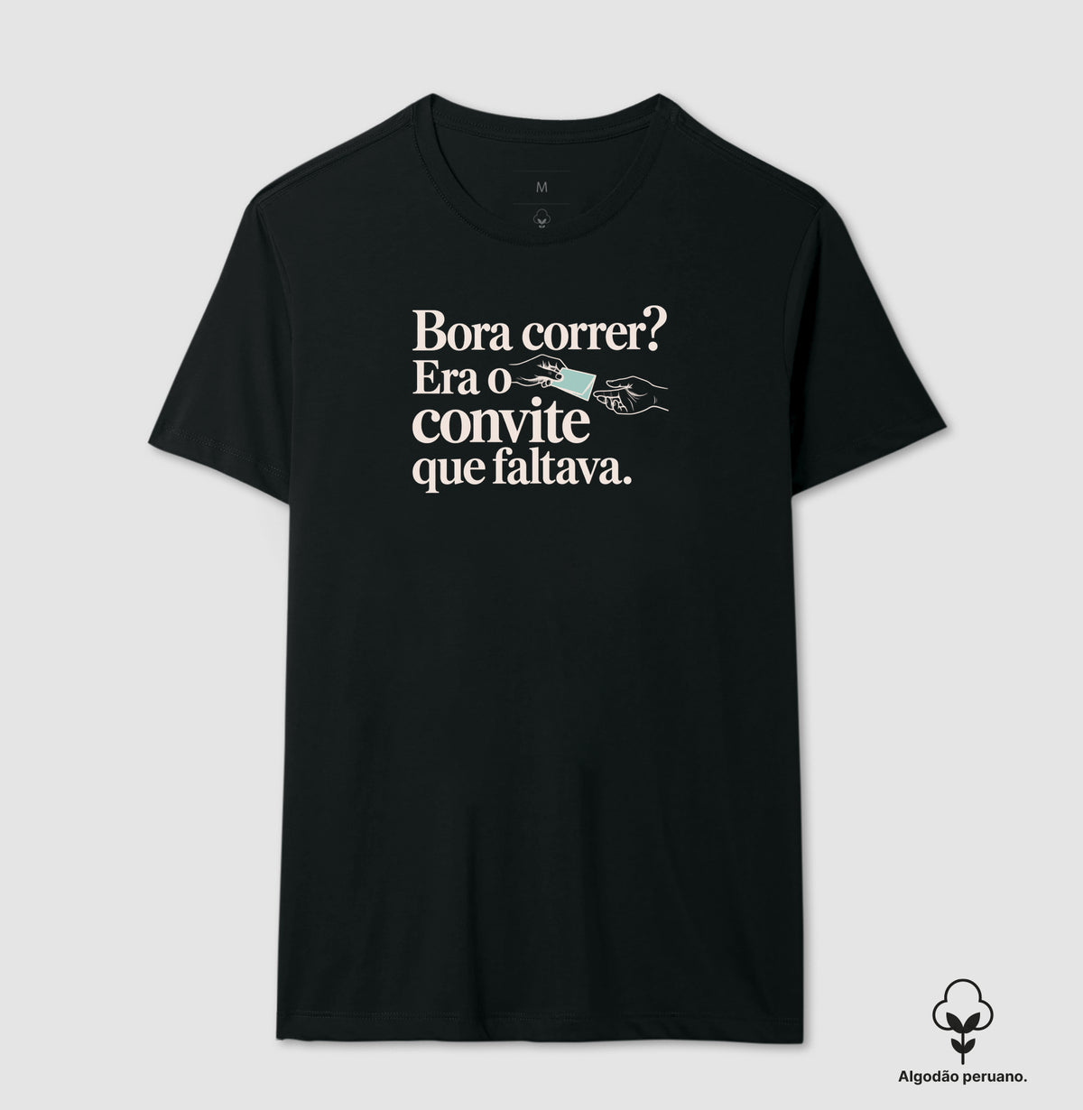 Camiseta Algodão Peruano - Convite Aceito