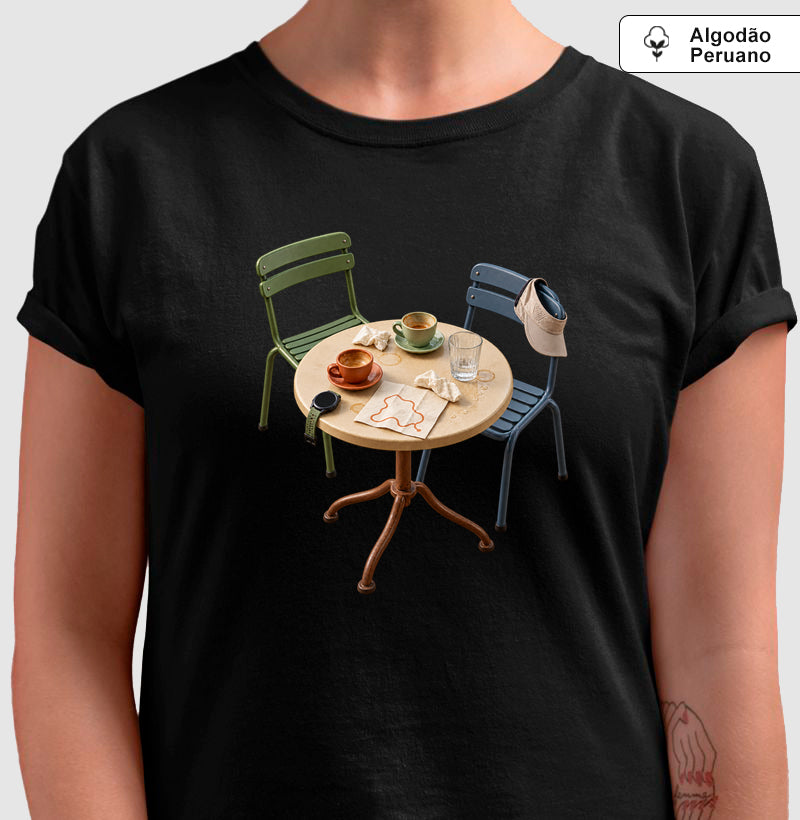 Camiseta Algodão Peruano - Mesa de Encontro