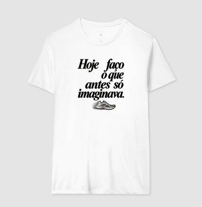 Camiseta Unissex - Passo que Antes Faltava, Masculino, Branca