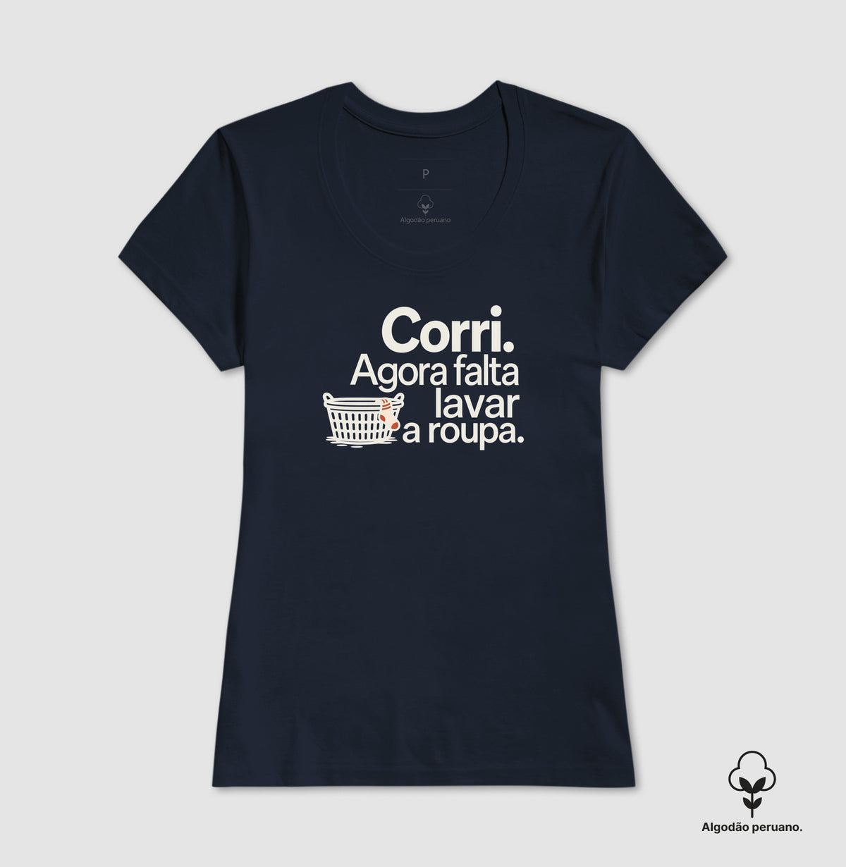 Camiseta Algodão Peruano - Roupa no Varal