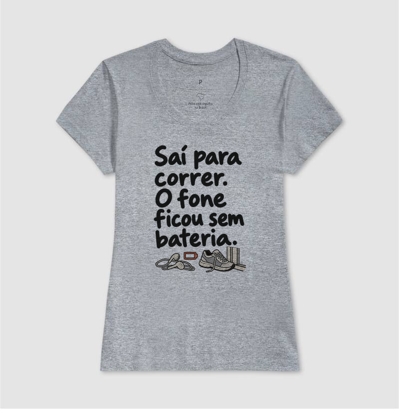 Camiseta Unissex - Fone Sem Carga