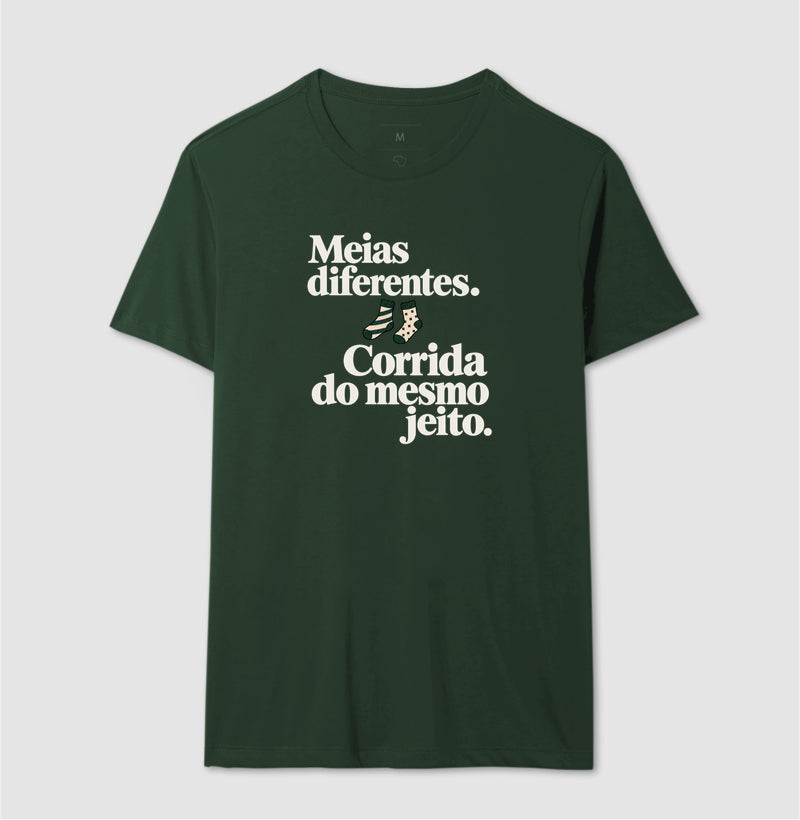 Camiseta Unissex - Par Diferente, Masculino, Verde