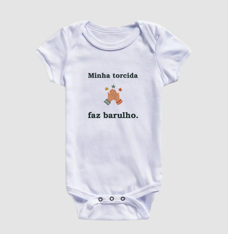 Body Infantil - Torcida Barulhenta, Branca