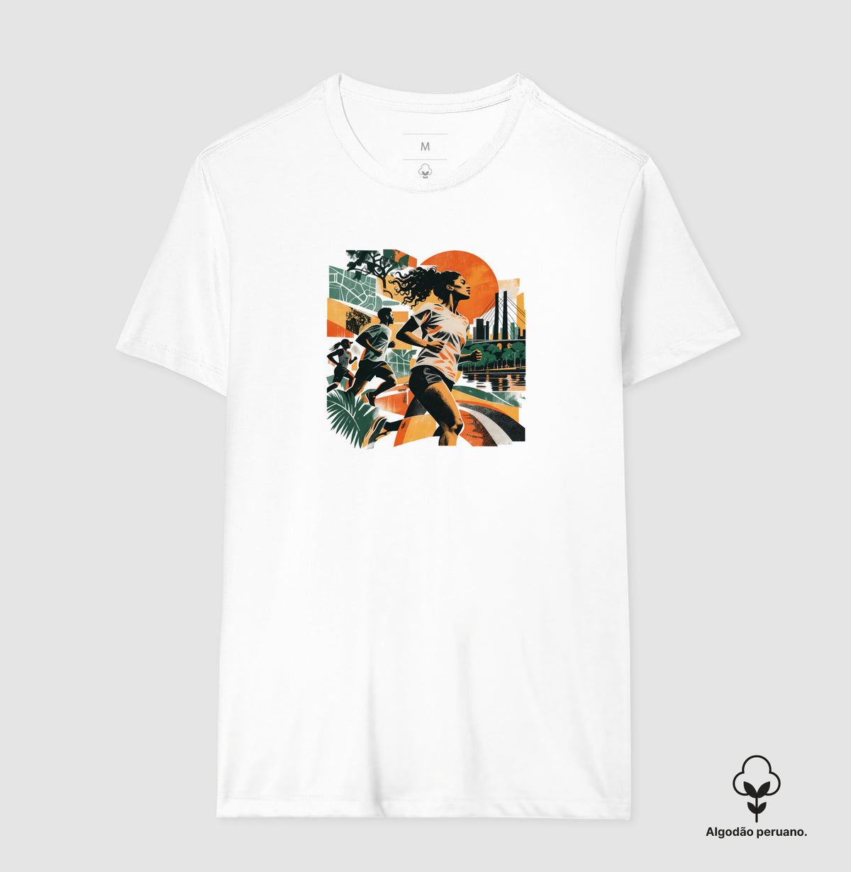 Camiseta Algodão peruano - Primeira luz