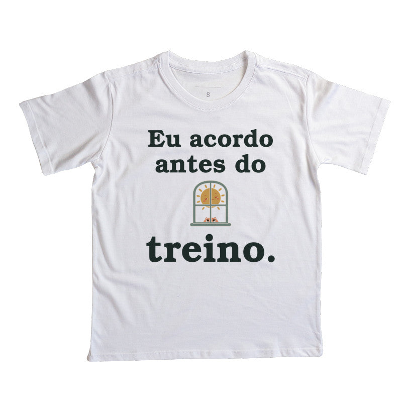Camiseta Infantil - Despertador da Casa, Branca
