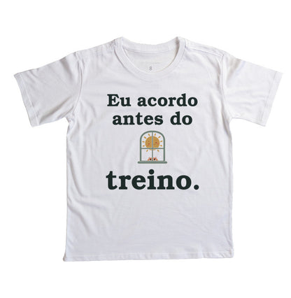 Camiseta Infantil - Despertador da Casa, Branca