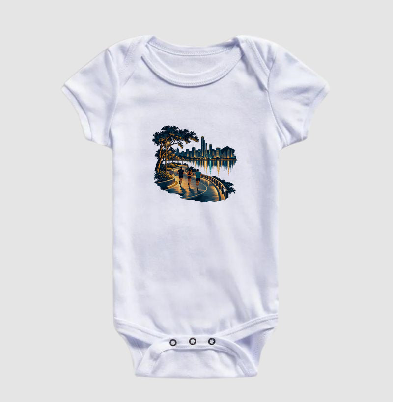 Body Infantil - Noite Refletiva, Branca