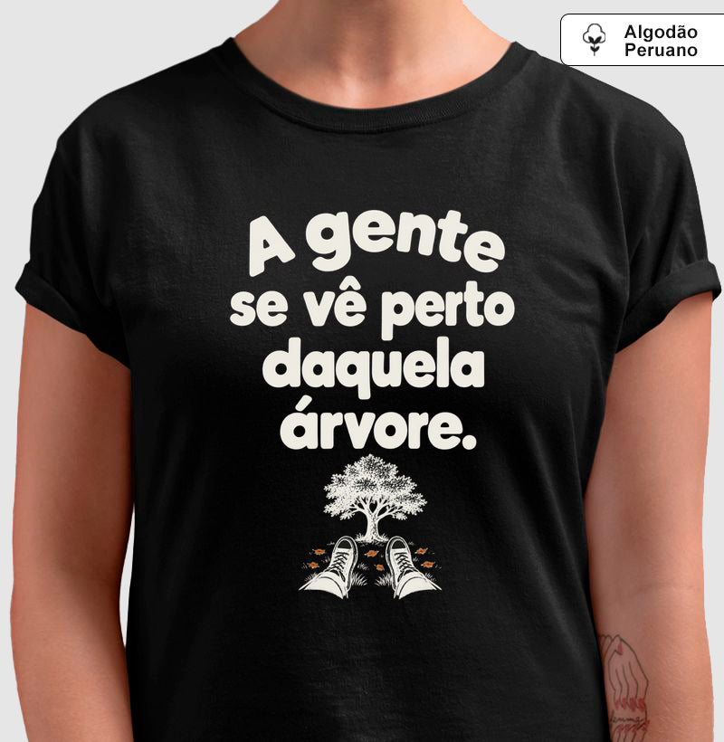 Camiseta Algodão Peruano - Ponto de Encontro