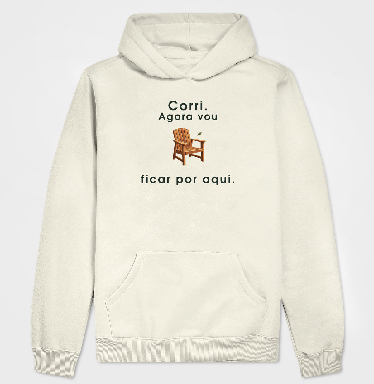 Moletom com Capuz - Ficar por Aqui