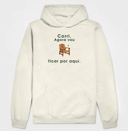 Moletom com Capuz - Ficar por Aqui