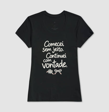 Camiseta Unissex - Outro Começo, Feminino, Preta
