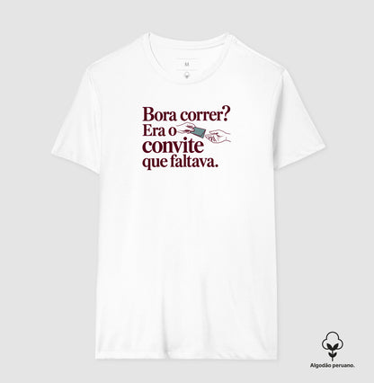 Camiseta Algodão Peruano - Convite Aceito