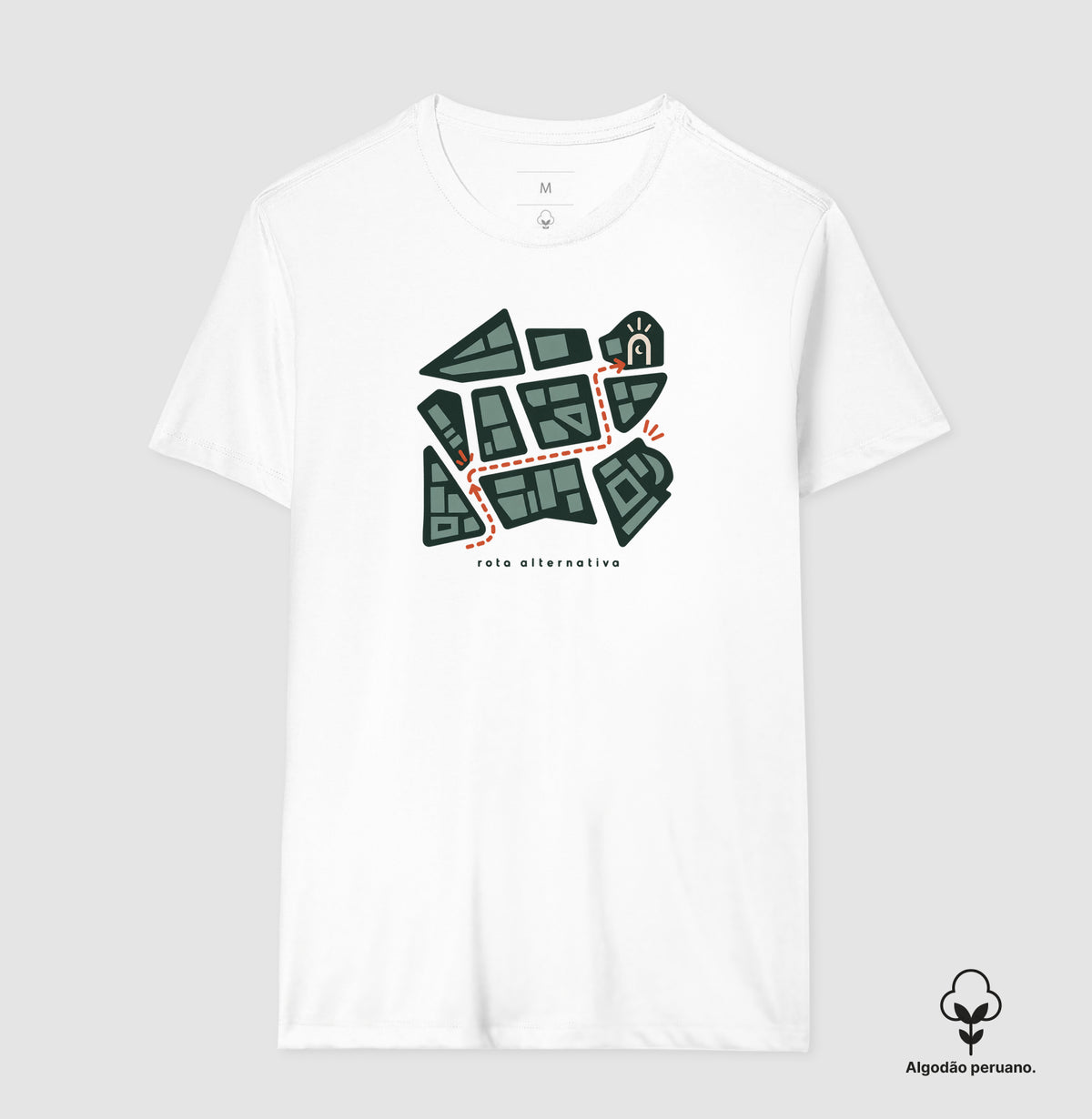 Camiseta Algodão Peruano - Plano de Emergência