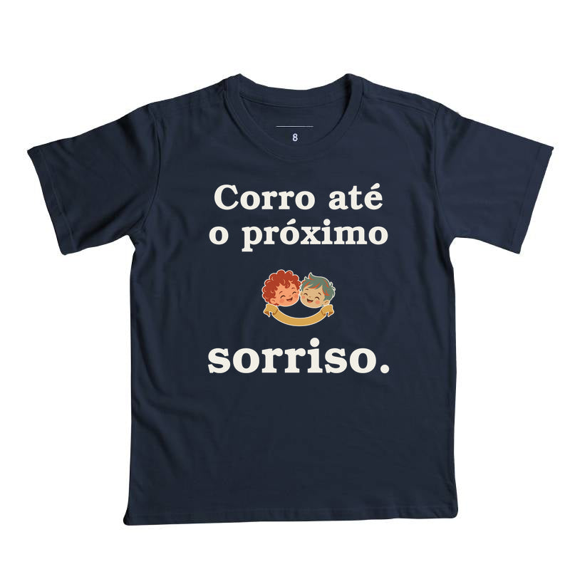 Camiseta Infantil - Volta de Sorrisos, Marinho