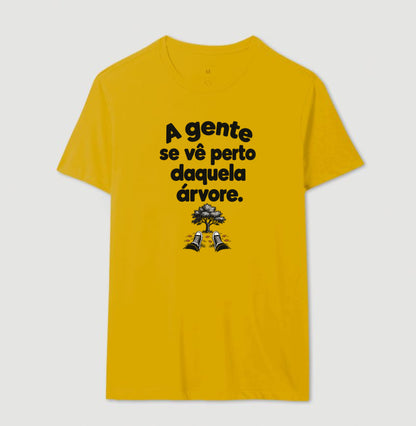 Camiseta Unissex - Ponto de Encontro, Masculino, Amarelo