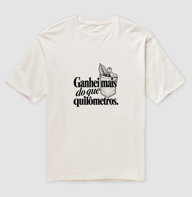 Camiseta Oversized - Conquista de Rua — Off White