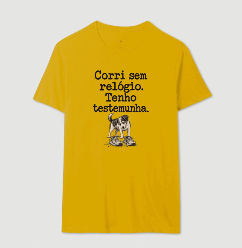 Camiseta Unissex - Relógio em Casa