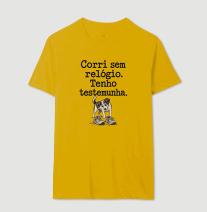 Camiseta Unissex - Relógio em Casa