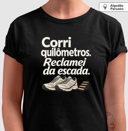 Camiseta Algodão Peruano - Escada Surpresa