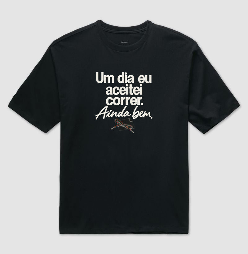 Camiseta Oversized - Primeiro Convite, Preta