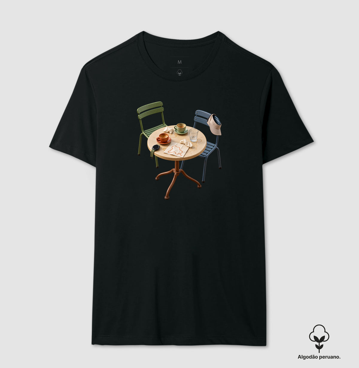 Camiseta Algodão Peruano - Mesa de Encontro
