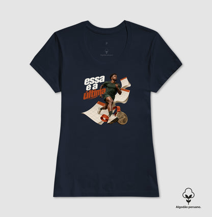 Camiseta Algodão Peruano - Inscrição Inevitável