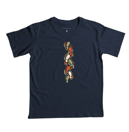 Camiseta infantil - Sistema de passadas