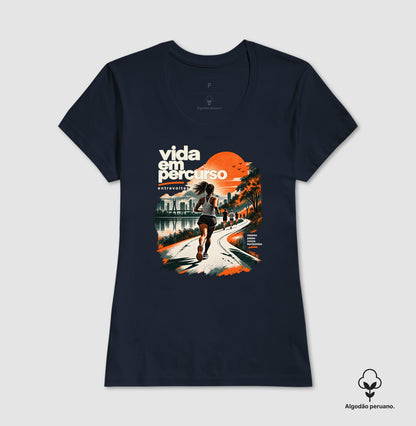 Camiseta algodão peruano - Vida em Percurso