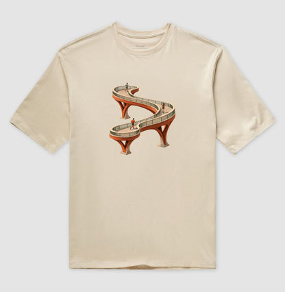 Camiseta Oversized - Pontes e Voltas
