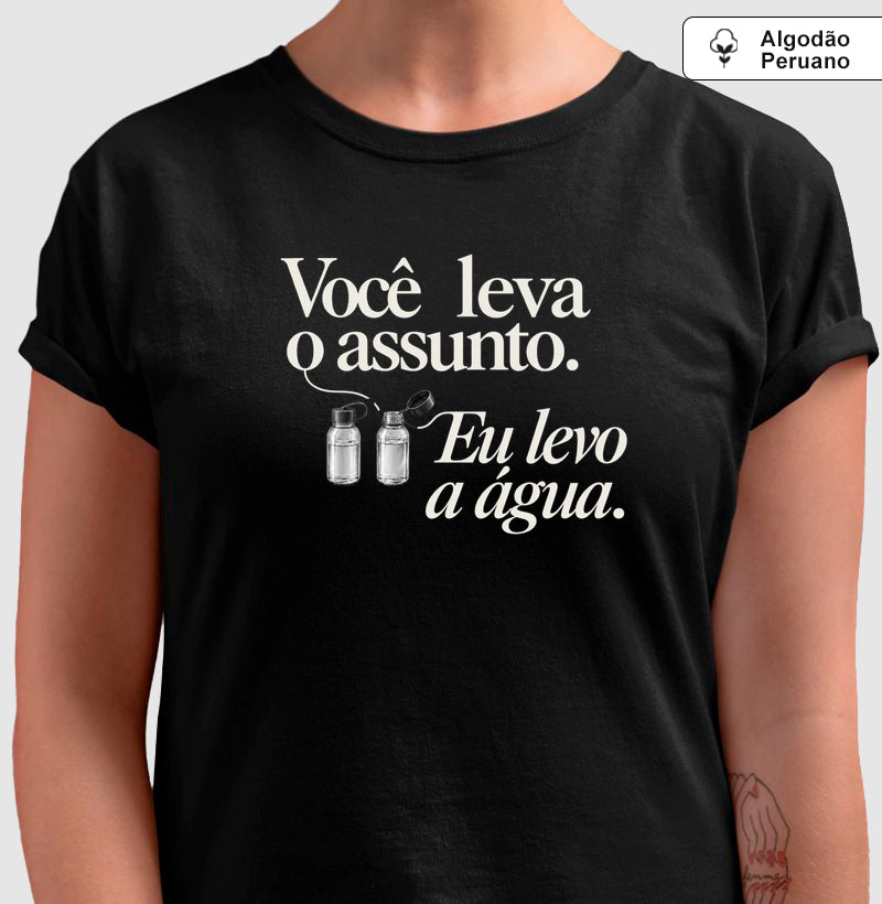 Camiseta Algodão Peruano - Dupla Combinada