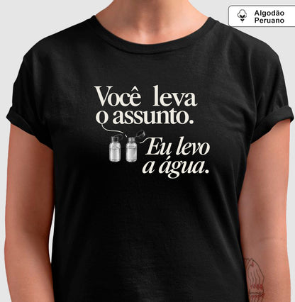 Camiseta Algodão Peruano - Dupla Combinada
