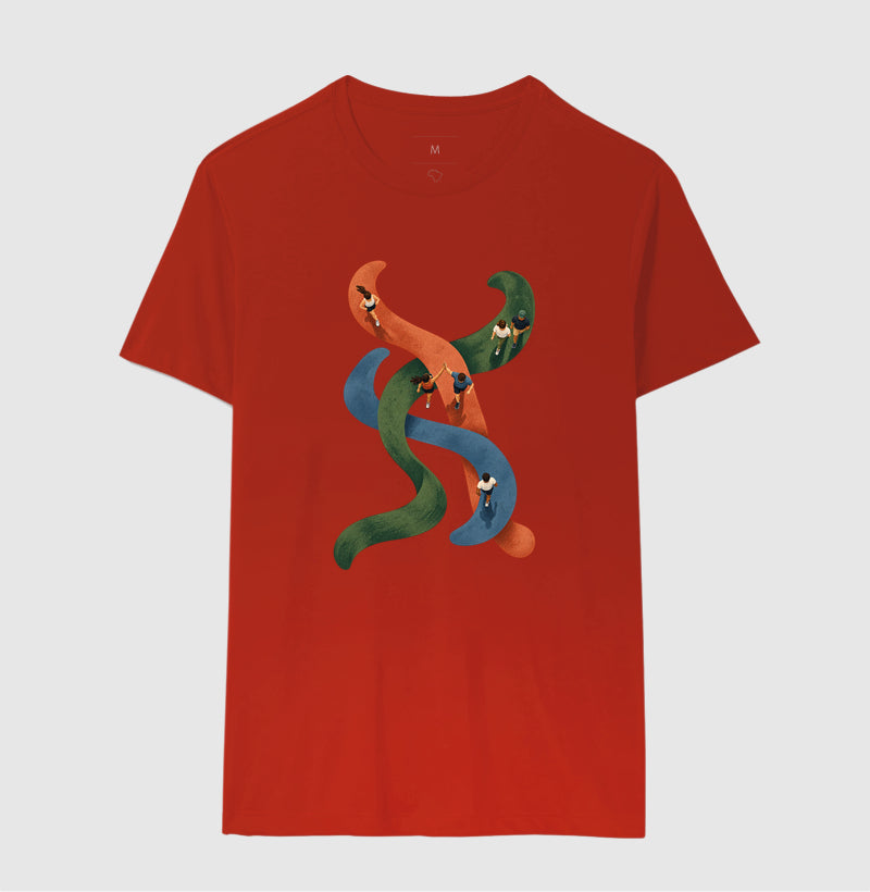 Camiseta Unissex - Rotas que se Cruzam