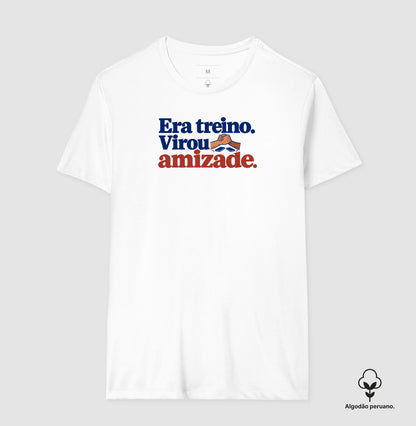 Camiseta Algodão Peruano - Amizade Salva