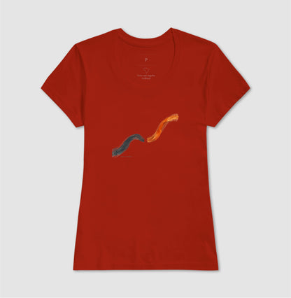 Camiseta Unissex - Voltei a Correr, Feminino, Vermelho