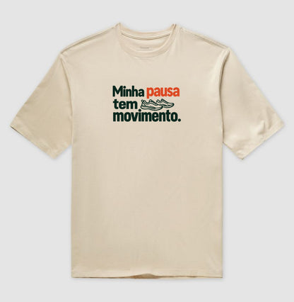 Camiseta Oversized - Pausa em Movimento