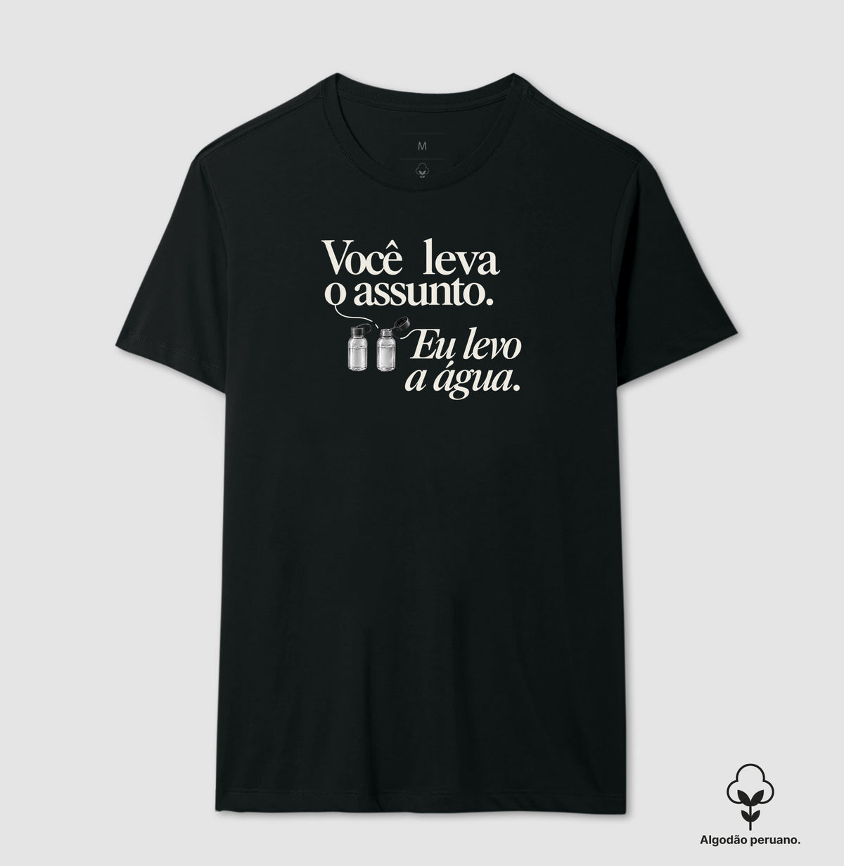 Camiseta Algodão Peruano - Dupla Combinada