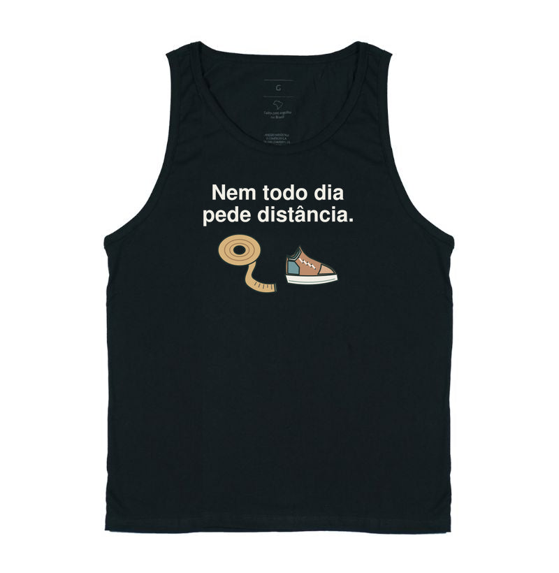 Regata Unissex - Dia sem Distância, Preta