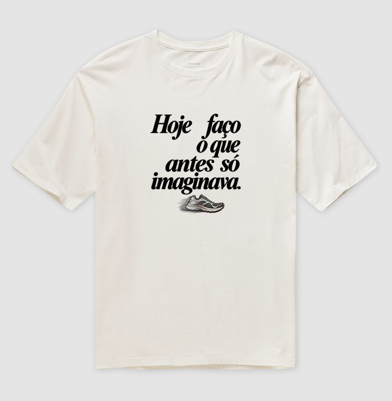 Camiseta Oversized - Passo que Antes Faltava, Off White