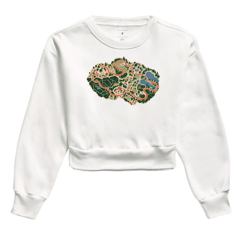 Cropped Moletom - Mapa do Corre
