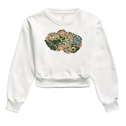 Cropped Moletom - Mapa do Corre
