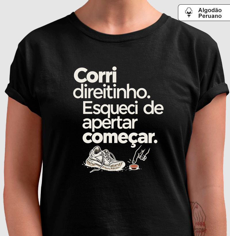 Camiseta Algodão Peruano - Botão Esquecido
