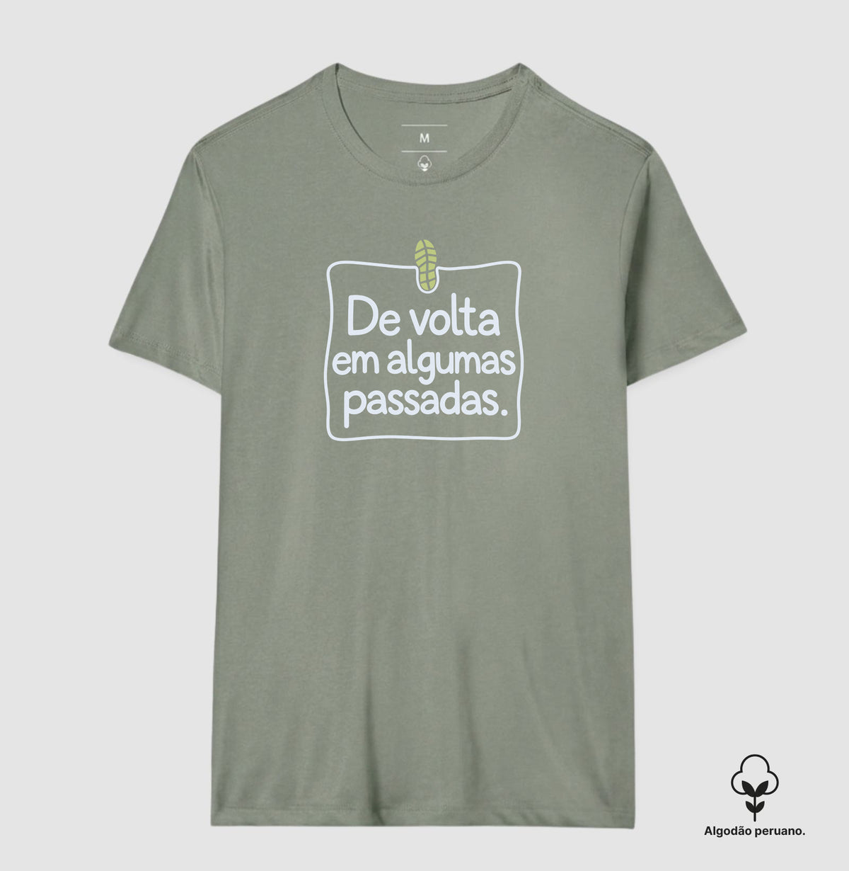 Camiseta Algodão Peruano - Aviso de Saída