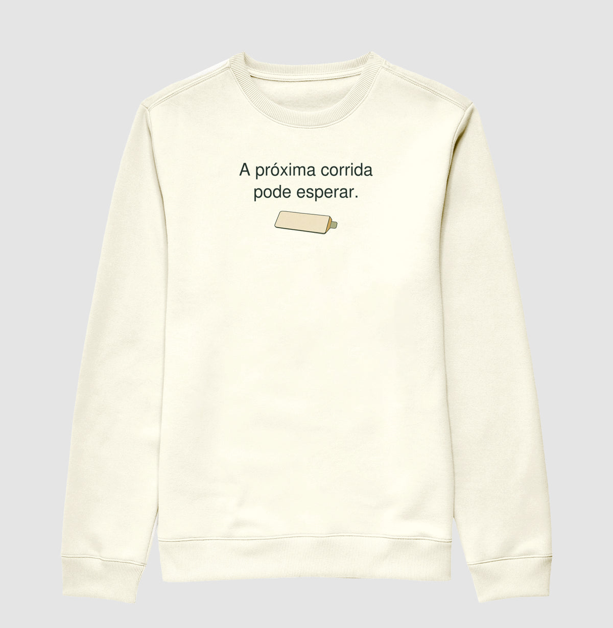 Suéter Moletom - Pausa Escolhida, Off White