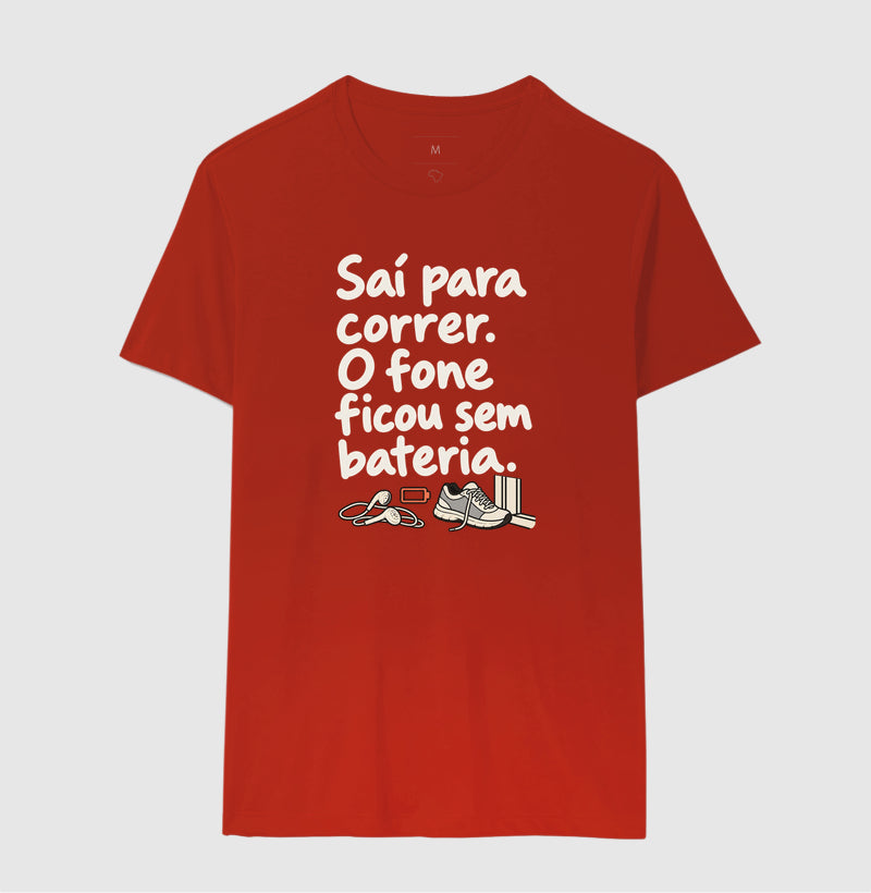 Camiseta Unissex - Fone Sem Carga
