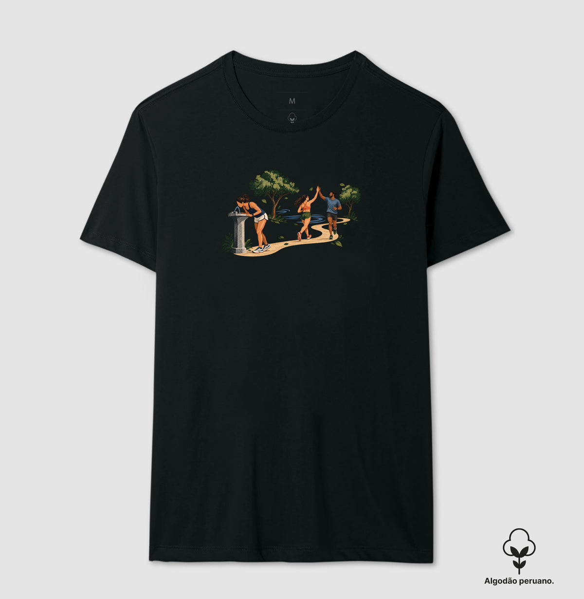 Camiseta Algodão Peruano - Primeiro Longão