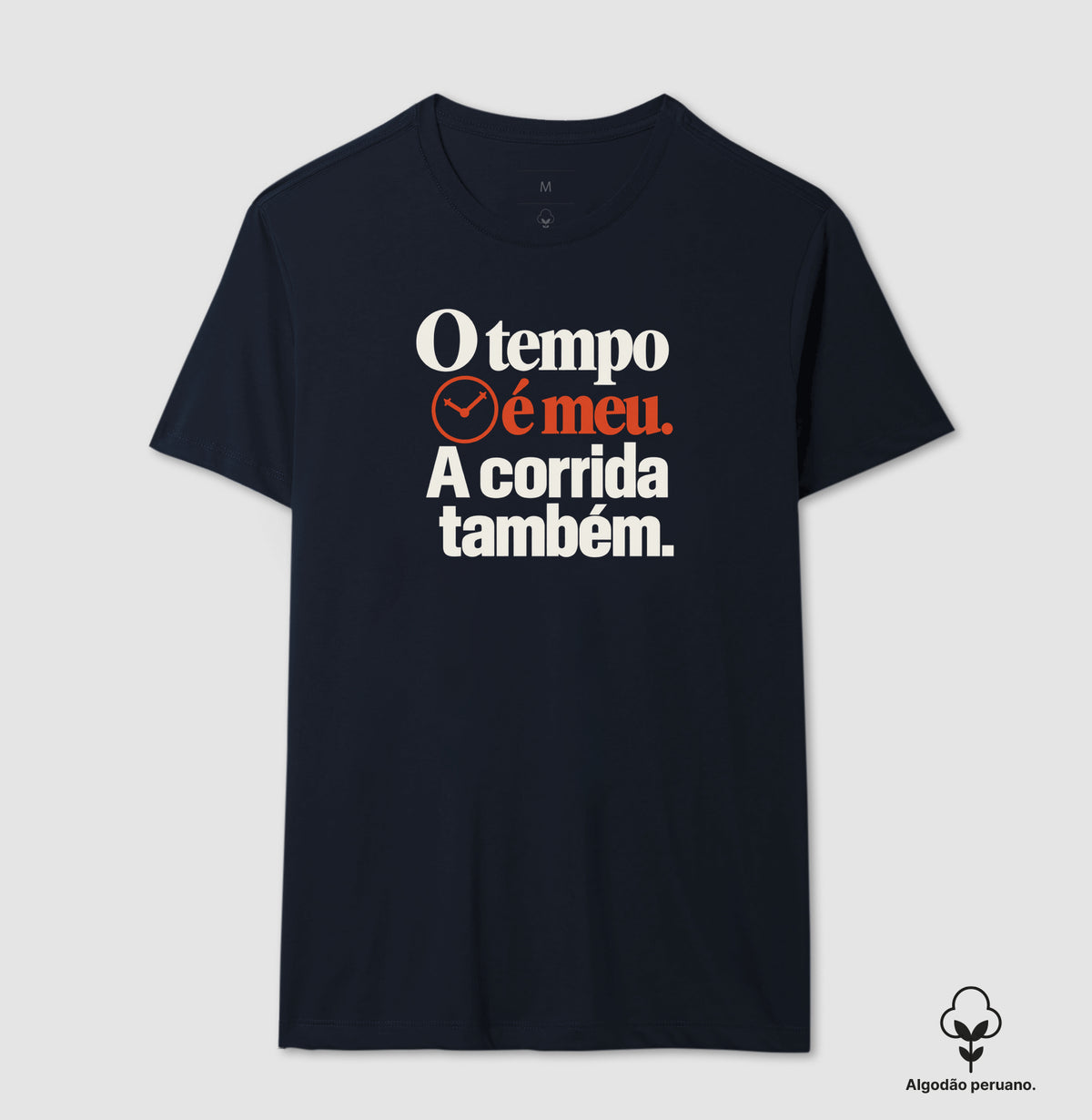 Camiseta Algodão Peruano - Hora Particular